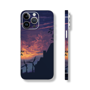 Pixel Sunset - Mobile Skin