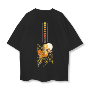 Zenitsu Zgatsuma Demon Slayer - Premium Oversized Tee